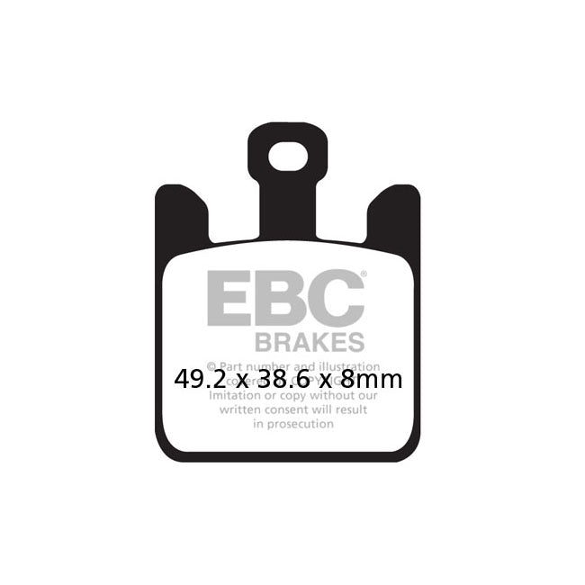 EBC Double-H Sintered Brake Pads – Front: Kawasaki: 2004–2007 Ninja ZX-10R…