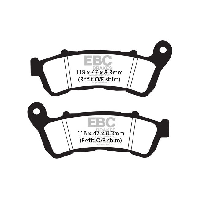 EBC Double-H Sintered Brake Pads – Front: Honda: 2009–2016 CB 1000 R (ABS)…