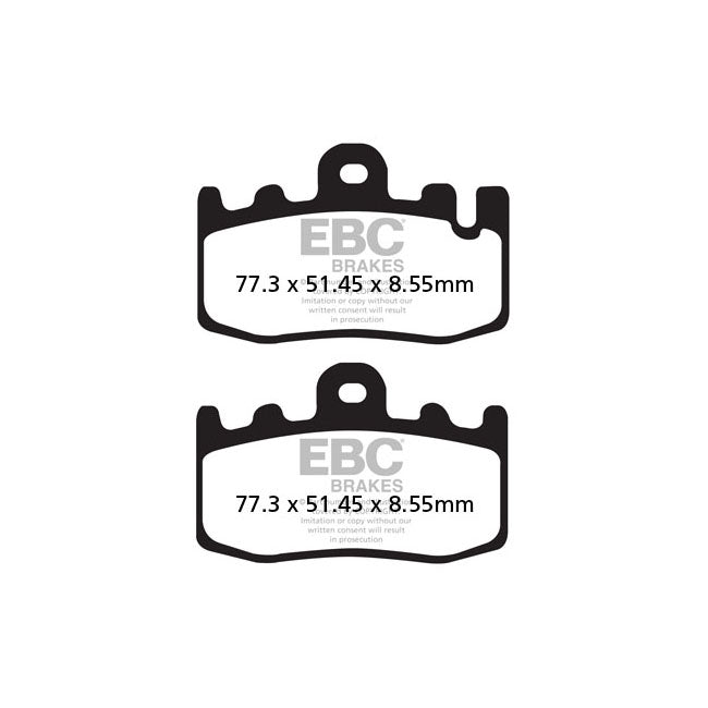 EBC Double-H Sintered Brake Pads – Front: BMW : 2006–2008 K1200 GT K44…