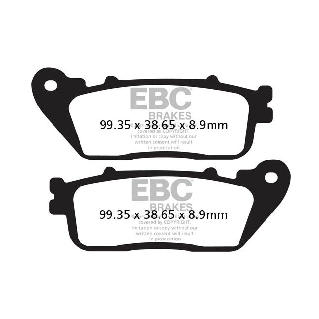 EBC Double-H Sintered Brake Pads – Rear: Honda:…