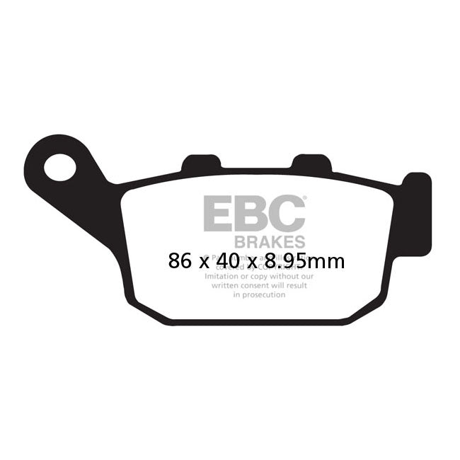 EBC Double-H Sintered Brake Pads – Rear: Honda: 2013–2016 CB 500 F (Non ABS…