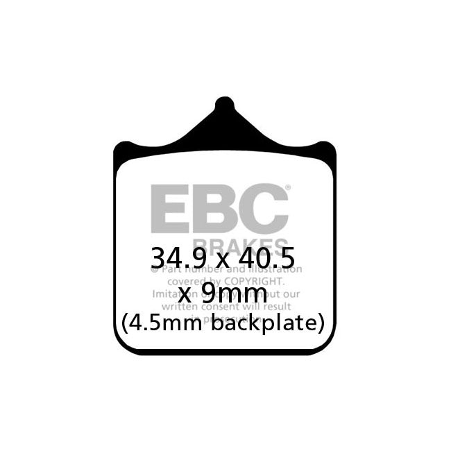 EBC Double-H Sintered Brake Pads – Front: BMW : 2014–2018 S 1000 R Naked…