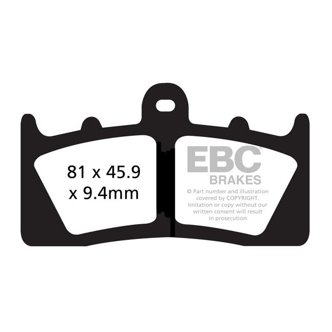 EBC Double-H Sintered Brake Pads – Front: BMW : 2018–2020 K1600 B Grand…