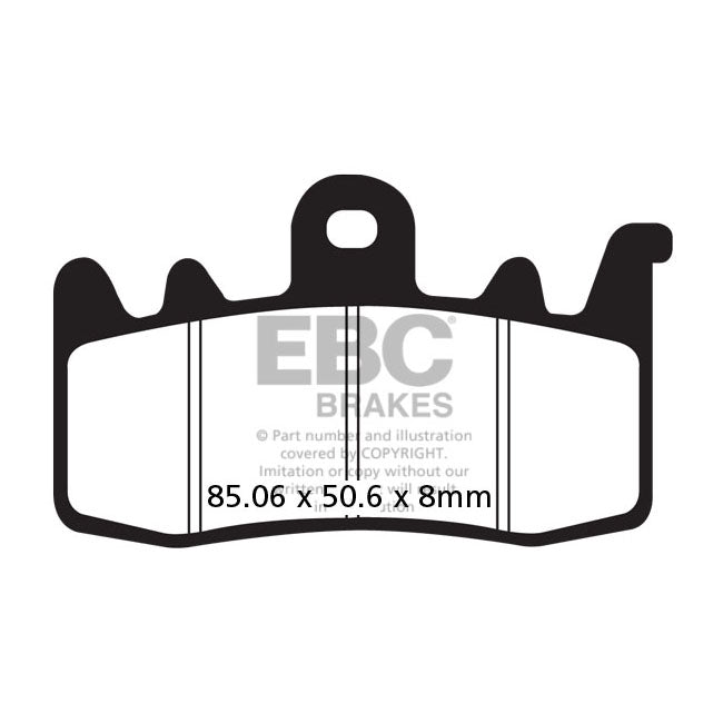 EBC Double-H Sintered Brake Pads – Front: 2023–2025 FLHXSE CVO Street Glide…