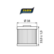 ISON 116 Oil Filter – Honda: 2002–2020 CRF 450 R; 2005–2018…