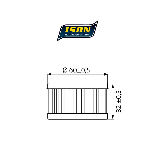 ISON 136 Oil Filter – Suzuki: 1980–1981 DR 400 S 400cc