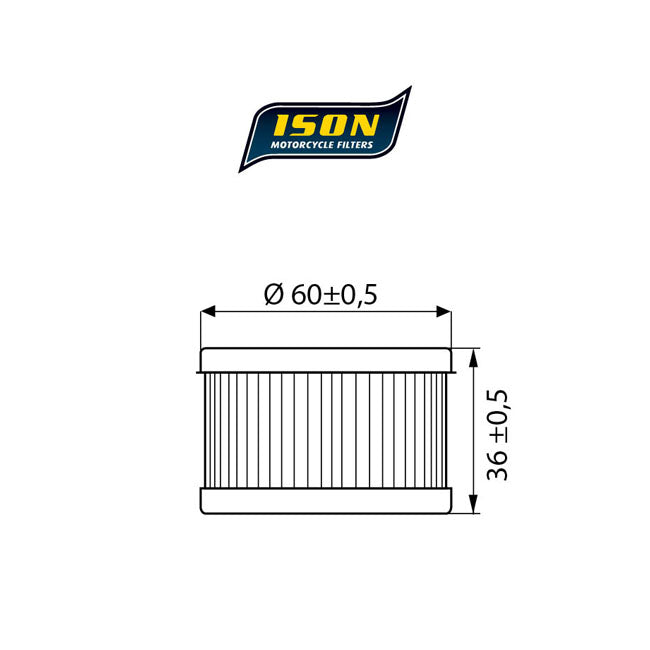 ISON 137 Oil Filter – Suzuki: 1981–1983 DR 500 500cc; 1984 DR…