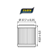 ISON 142 Oil Filter – Yamaha: 1998–1999 WR 400 F; 1998–1999 YZ…