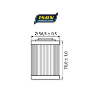 ISON 152 Oil Filter – Aprilia: 2001–2008 ETV 1000 Caponord…