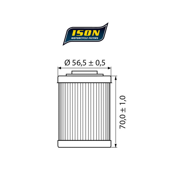 ISON 152 Oil Filter – Aprilia: 2001–2008 ETV 1000 Caponord…