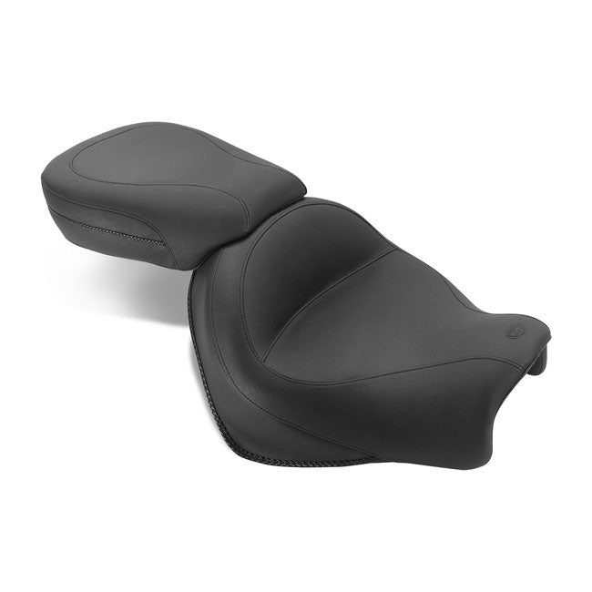 Mustang Vintage 2-P Touring Seat Plain Black – Triumph: 2008–2018 Rocket III