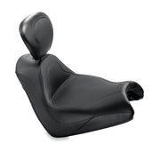 Mustang 2-P Vintage Sport Touring Seat Plain Black – 2005–2008 Honda VTX1800F