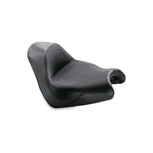 Mustang Vintage Solo Seat Plain Black – 2005–2008 Honda VTX1800F