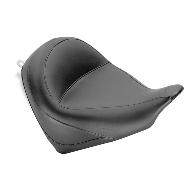 Mustang Vintage Wide Touring Solo Seat Plain Black – 2010–2020 Honda VT1300CX Fury