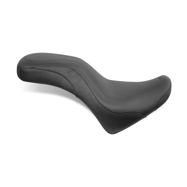 Mustang Daytripper Seat Plain Black – Honda: 2010–2014 VT1300C Sabre…