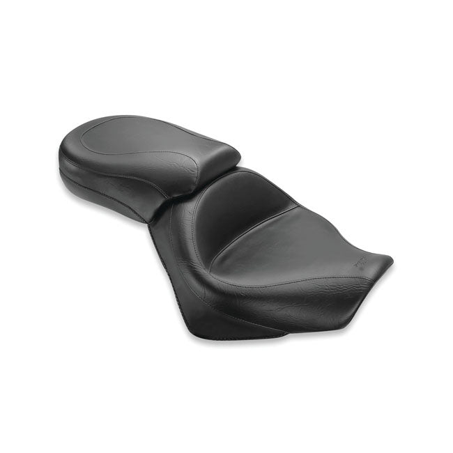 Mustang 2-P Wide Touring Vintage Seat Plain Black – 2007–2015 Honda VT750C2 Spirit (Shaft)…