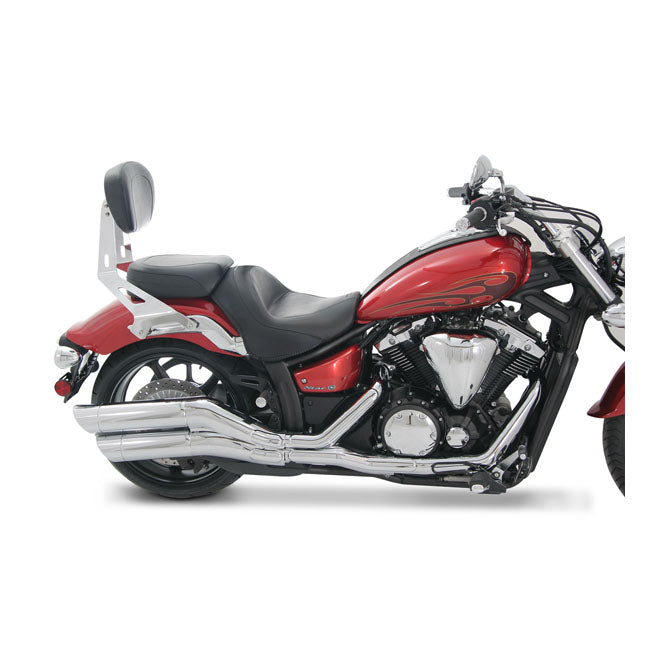 Mustang Wide Touring Vintage Seat Plain Black – Yamaha: 2011–2017 Stryker