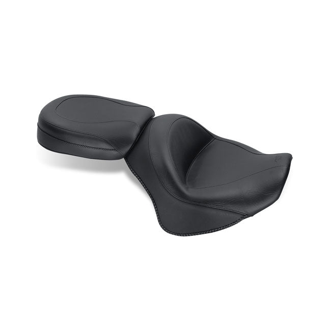 Mustang Wide Touring Vintage Seat Plain Black – Yamaha: 2011–2017 Stryker