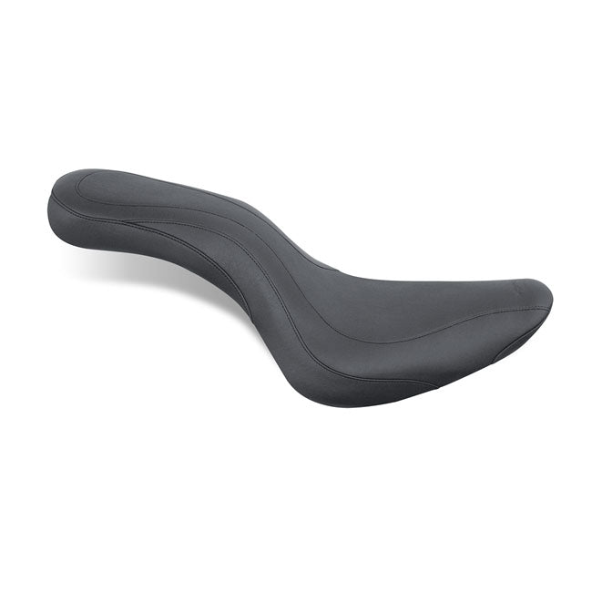 Mustang Daytripper Seat Plain Black – 2008–2017 Yamaha Raider