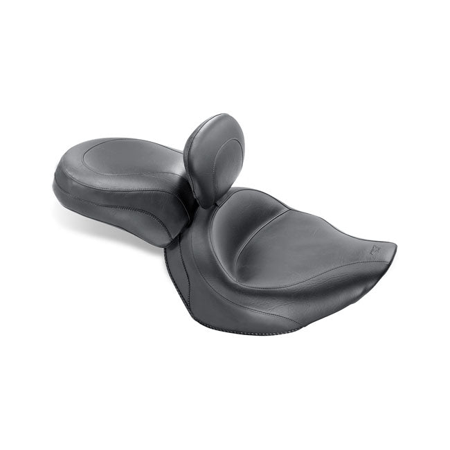 Mustang Vintage Wide Passenger Seat Plain Black – 2006–2010; 2012–2015 Yamaha Roadliner…