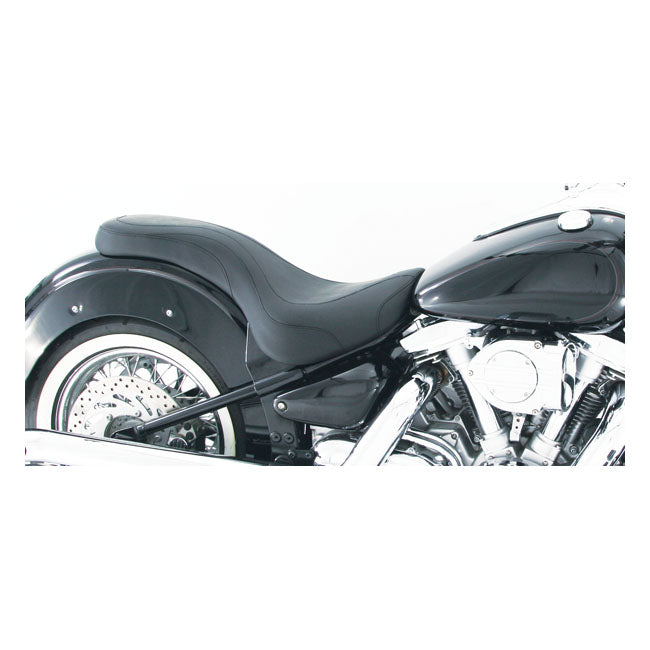 Mustang Daytripper Seat Plain Black – Yamaha: 1999–2015 Road Star 1700…