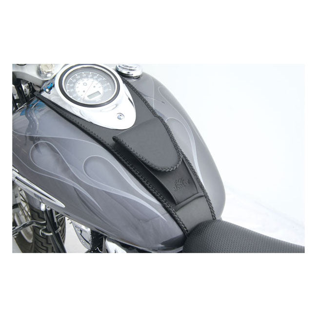 Mustang Pouch Tank BiB Plain Black – Yamaha 1999–2011 V-star 1100 Custom…