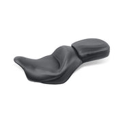Mustang 1 Piece 2-Up Wide Touring Vintage Seat Plain Black – 2009–2013 Kawasaki Vulcan 1700 Classic
