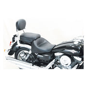 Mustang 2-P Wide Touring Vintage Seat Plain Black – Kawasaki: 2003–2008 Vulcan 1600 Classic…