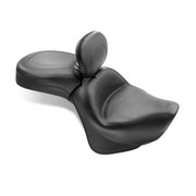 Mustang 1 Piece 2-Up Wide Touring Vintage Seat Plain Black – Kawasaki: 2006–2020 Vulcan 900 Classic…