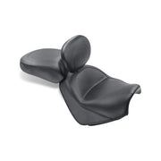 Mustang 2-P Wide Touring Vintage Seat Plain Black – Suzuki: 2005–2011 Boulevard M50