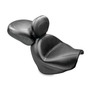 Mustang 2-P Wide Touring Vintage Seat Plain Black – Suzuki: 2009–2020 Boulevard C50; C50T