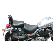 Mustang Wide Touring Vintage Seat Plain Black – Suzuki: 1985–2004 VS700; VS750; VS800…