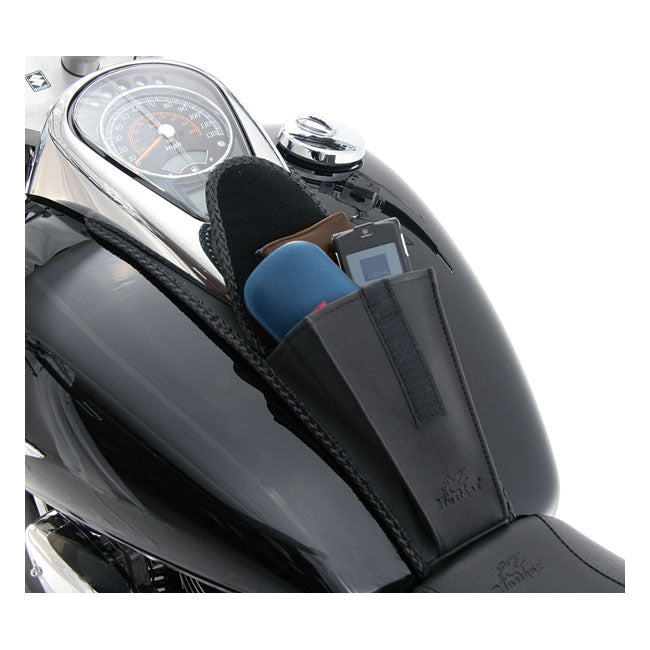 Mustang Pouch Tank BiB Plain Black – Suzuki: 2009–2020 Boulevard C50…