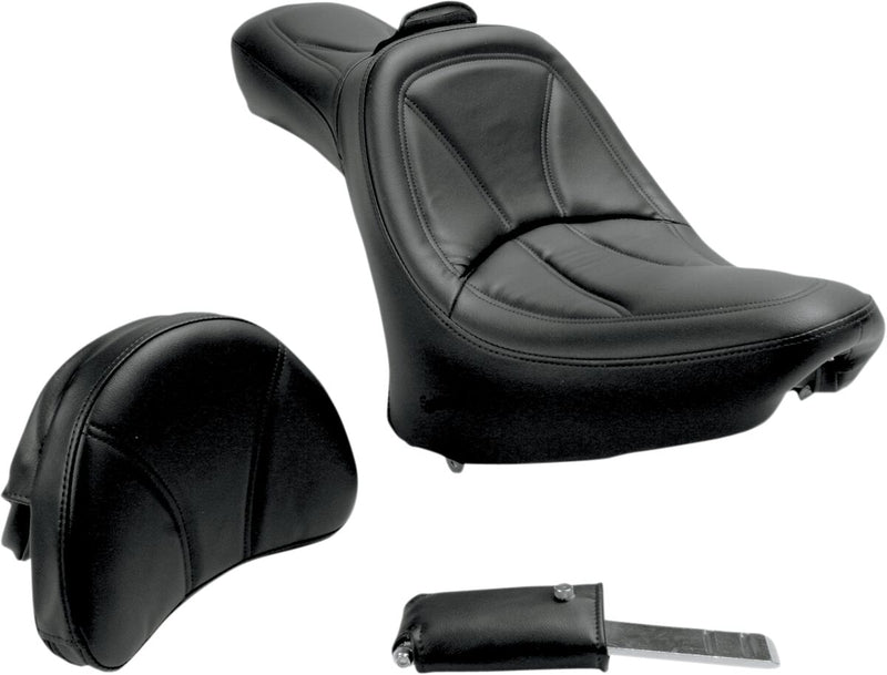 Saddlemen King 2-Up Seat Black Saddlehyde™ - 816HFJ