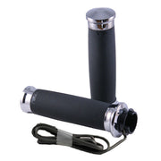 Avon Grips Avon MT Custom Contour Heated Grips, Chrome