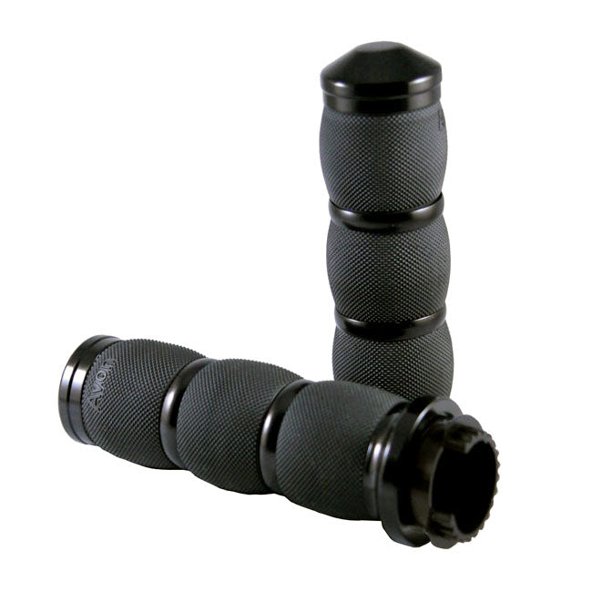 Avon Grips Avon MT Air Cushioned Grips Black Anodized