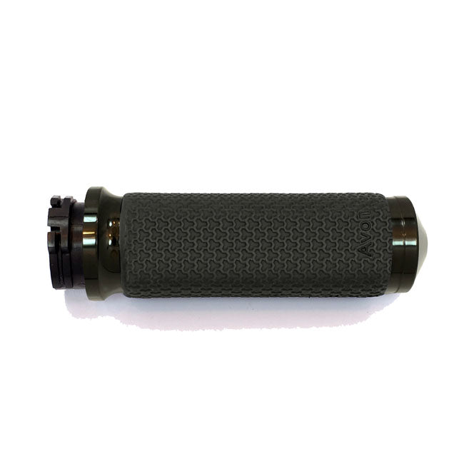 Avon Grips Avon MT Memory Foam Grips Medium Black Anodized – Honda: 2009–2019 Fury; 1994–2004 Magna…