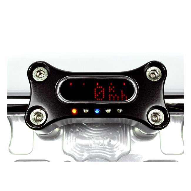 Motogadget MSM Handlebar Top Clamp. 22mm. Black – Superbikes with a Hole Spacing of 33 Mm…