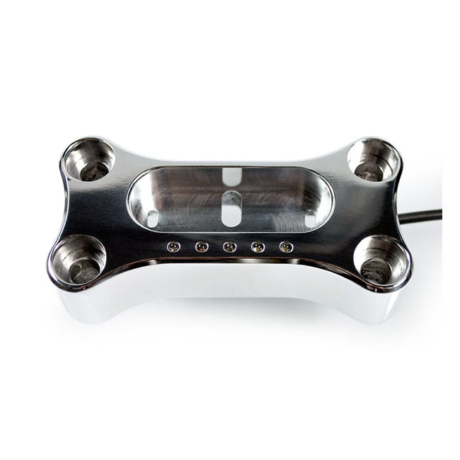 Motogadget MSM Handlebar Top Clamp. 22mm. Polished – Superbikes with a Hole Spacing of 33 Mm…