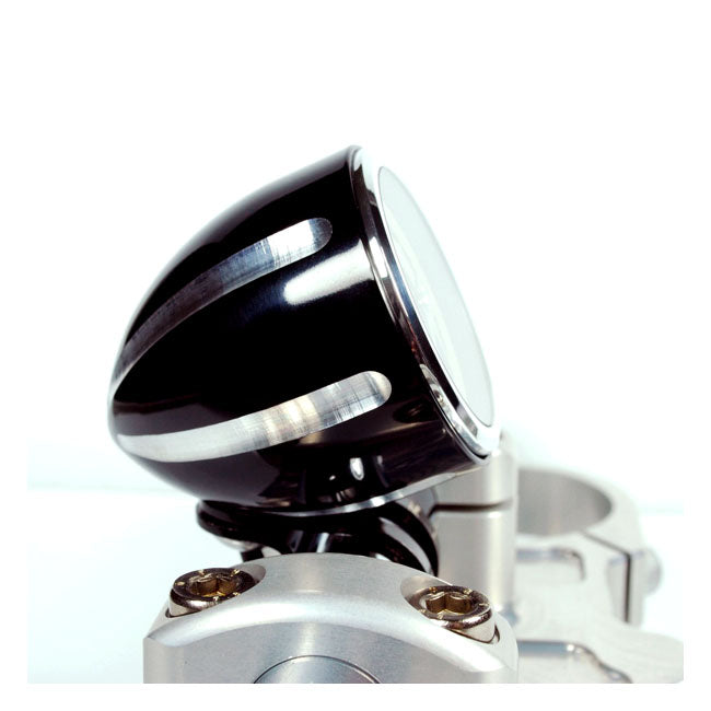Motogadget Tiny Mount Cup ''Grooved'' 22mm. Black CC – Motoscope Tiny to 22mm Handlebars