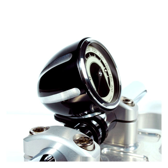Motogadget Tiny Mount Cup ''Grooved'' 22mm. Black CC – Motoscope Tiny to 22mm Handlebars