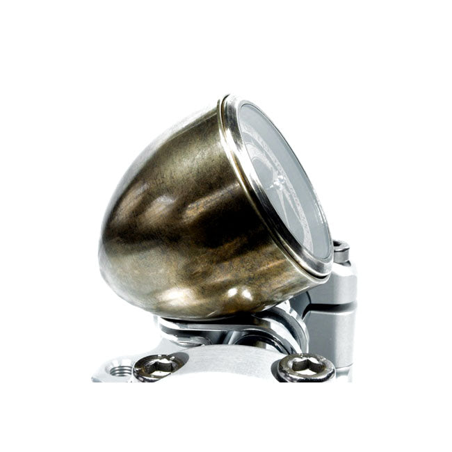 Motogadget Tiny Mount Cup ''Vintage Brass'' 22mm. Black – Mount Motoscope Tiny to 22mm Handlebars