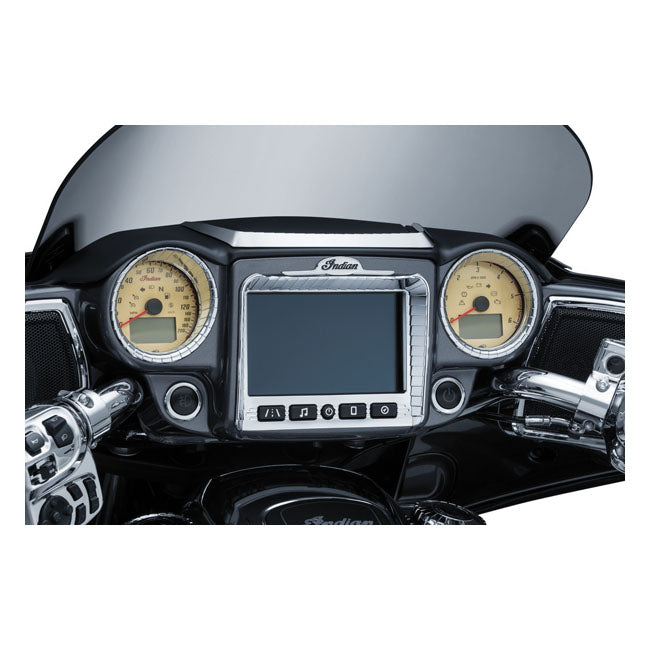 Kuryakyn Aztec Gauge Cluster Accents – 2017–2020 Indian Chieftains; Roadmasters