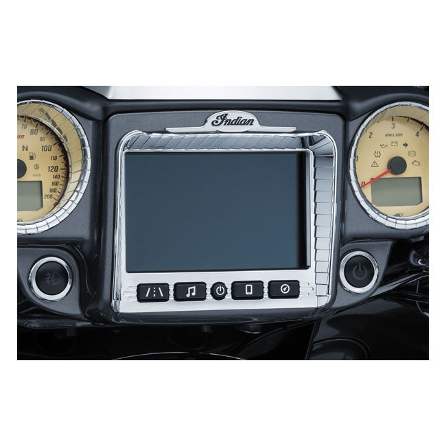 Kuryakyn Aztec Stereo Accent – 2017–2020 Indian Chieftains; Roadmasters