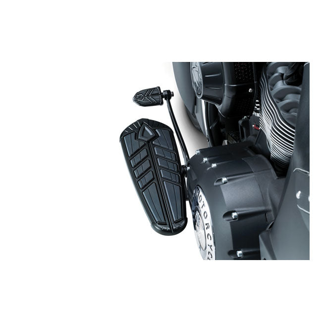 Kuryakyn Spear Driver Floorboard Inserts Satin Black – 2014–2020 Indian