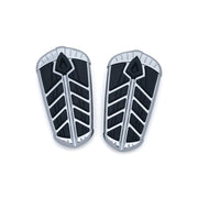 Kuryakyn Spear Passenger Floorboard Inserts Chrome – 2015–2020 Indian Roadmaster &…