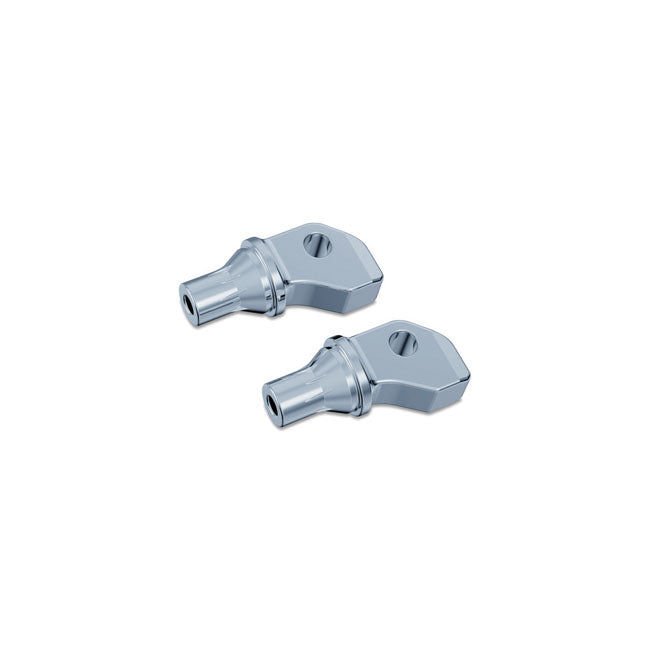 Kuryakyn Tapered Peg Adapters Chrome – Front: 2015–2020 Indian Scout (Rider Peg…