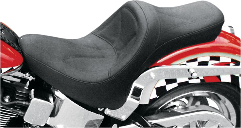 Saddlemen SaddleHyde King Seat w/o Driver Backrest for 1984-1999 Harley-Davidson Softail Motorcycles