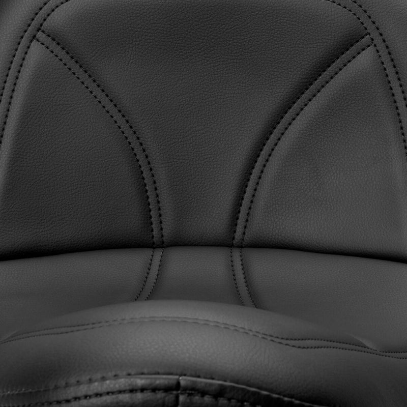 Saddlemen SaddleHyde King Seat w/o Driver Backrest for 1984-1999 Harley-Davidson Softail Motorcycles