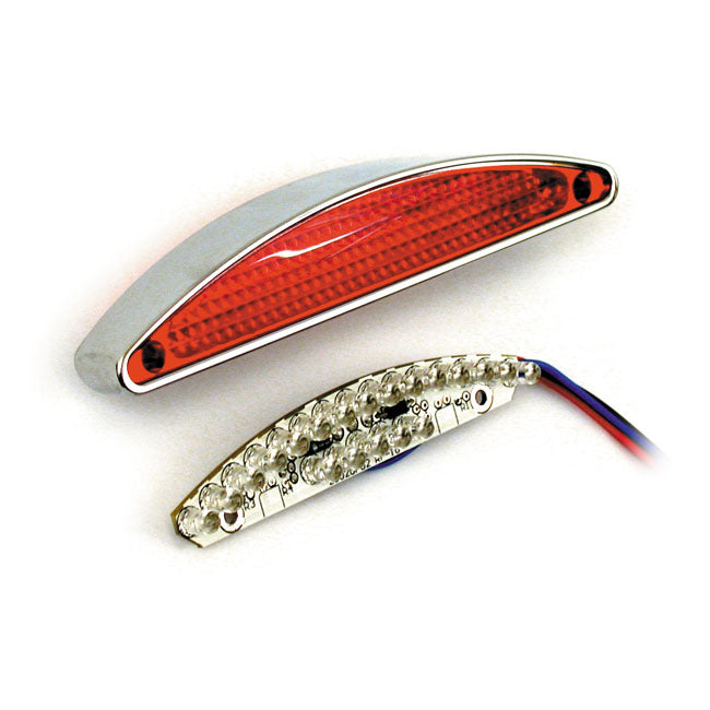 MCS Arch LED Taillight. Chrome – Universal